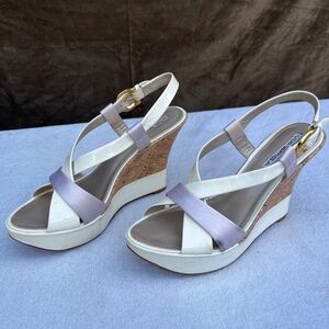 Via Spiga strappy 4" platform sandal
